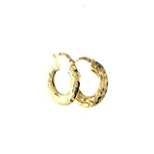 Orecchini Cerchi Martellati